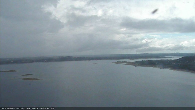 Lake Travis webcam, September 29, 2018 11:20 AM CT