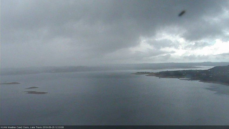 Lake Travis webcam, September 29, 2018 11:35 AM CT