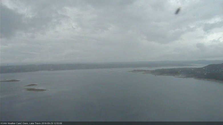 Lake Travis webcam, September 29, 2018 11:55 AM CT