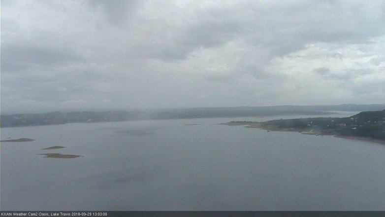 Lake Travis webcam, September 29, 2018 12:05 PM CT