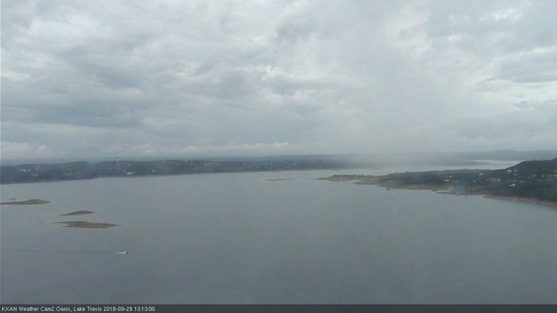 Lake Travis webcam, September 29, 2018 12:15 PM CT