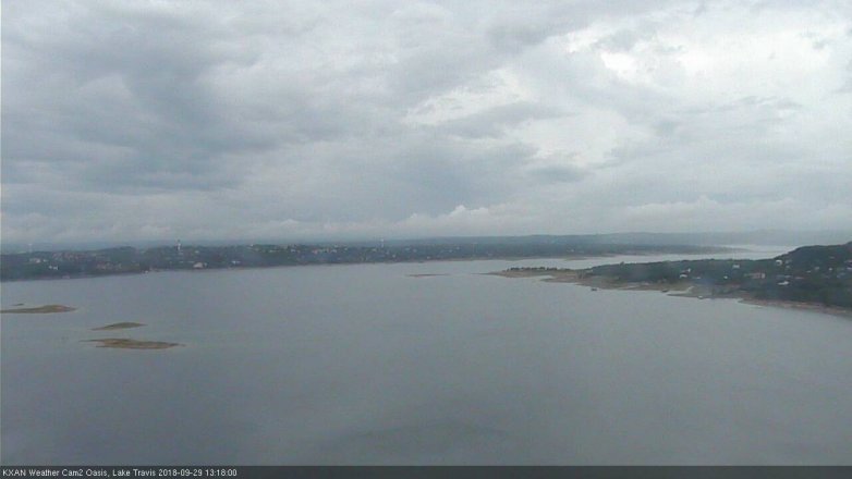 Lake Travis webcam, September 29, 2018 12:20 PM CT
