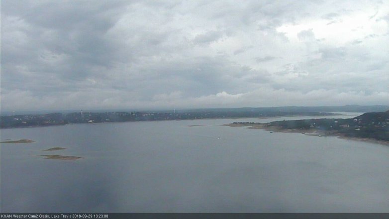 Lake Travis webcam, September 29, 2018 12:25 PM CT