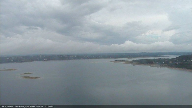 Lake Travis webcam, September 29, 2018 12:40 PM CT