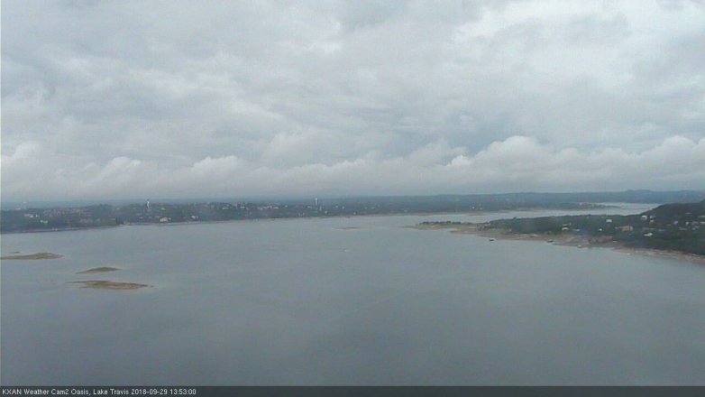 Lake Travis webcam, September 29, 2018 12:55 PM CT