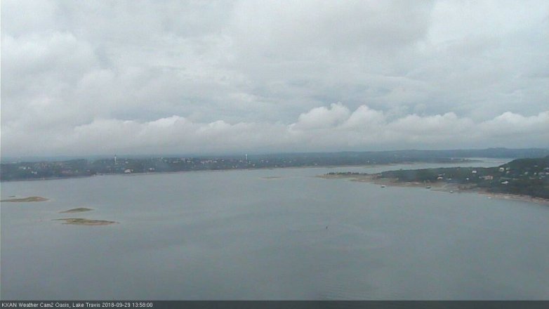 Lake Travis webcam, September 29, 2018 1:00 PM CT