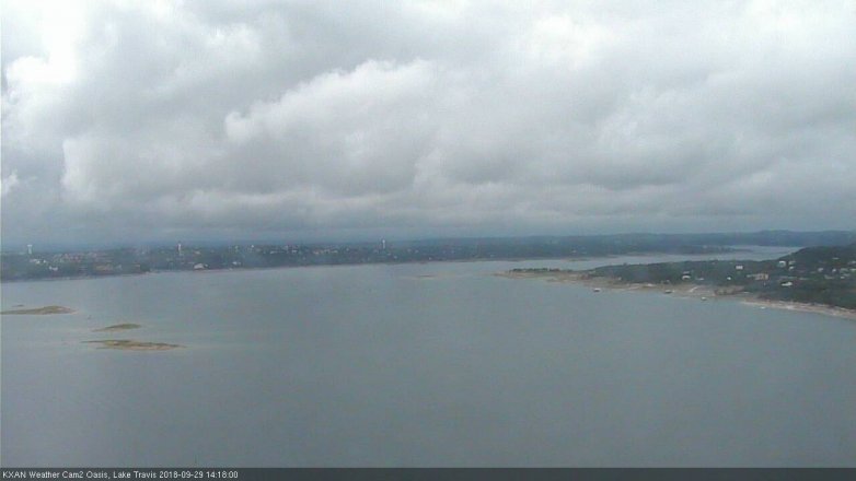Lake Travis webcam, September 29, 2018 1:20 PM CT