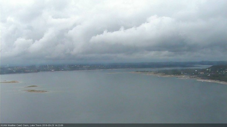 Lake Travis webcam, September 29, 2018 1:25 PM CT