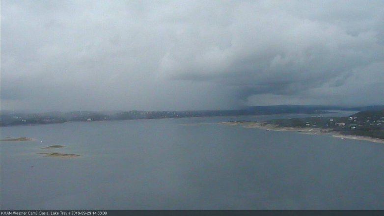 Lake Travis webcam, September 29, 2018 2:00 PM CT