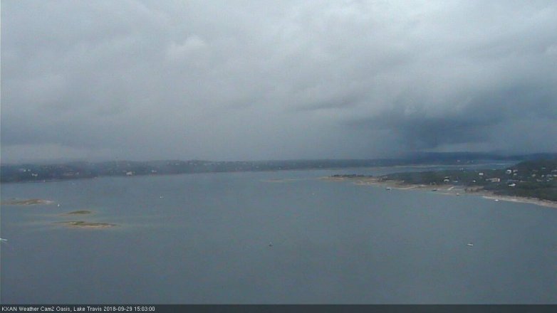 Lake Travis webcam, September 29, 2018 2:05 PM CT