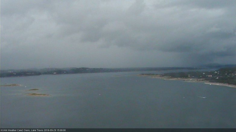 Lake Travis webcam, September 29, 2018 2:10 PM CT