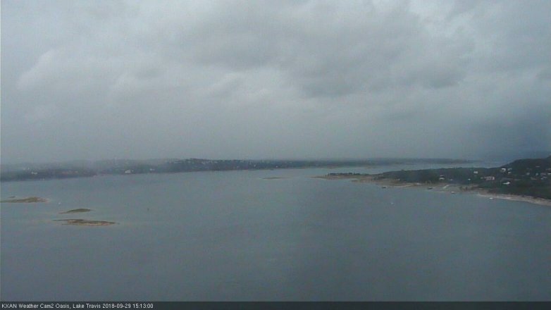 Lake Travis webcam, September 29, 2018 2:15 PM CT
