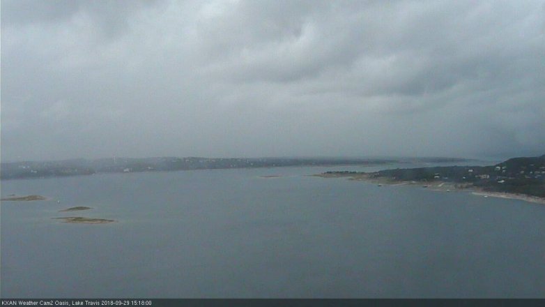 Lake Travis webcam, September 29, 2018 2:20 PM CT