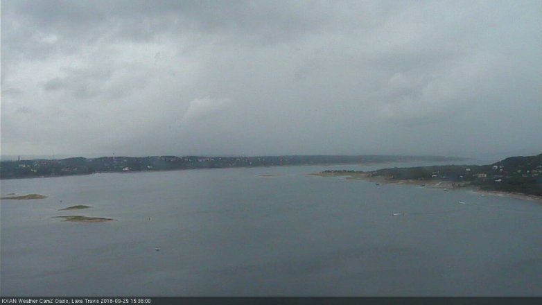 Lake Travis webcam, September 29, 2018 2:40 PM CT