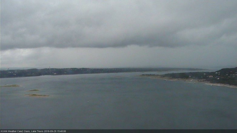 Lake Travis webcam, September 29, 2018 2:50 PM CT