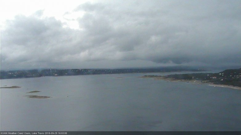 Lake Travis webcam, September 29, 2018 3:05 PM CT
