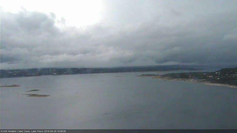 Lake Travis webcam, September 29, 2018 3:10 PM CT