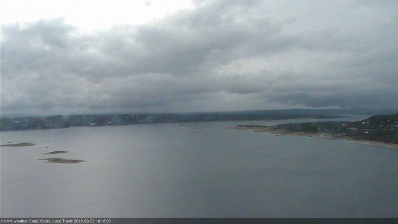 Lake Travis webcam, September 29, 2018 3:20 PM CT