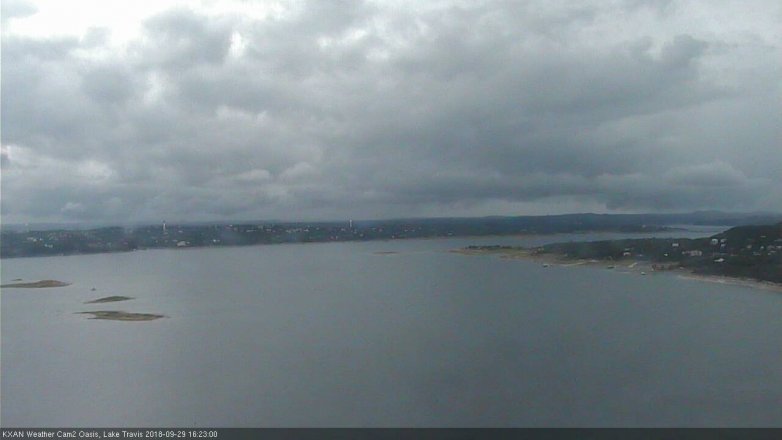 Lake Travis webcam, September 29, 2018 3:25 PM CT