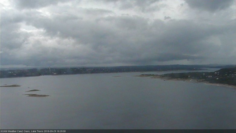 Lake Travis webcam, September 29, 2018 3:30 PM CT