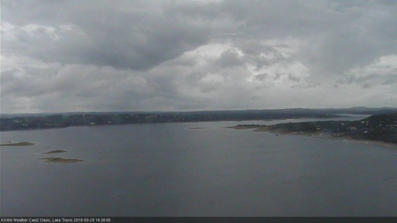Lake Travis webcam, September 29, 2018 3:40 PM CT