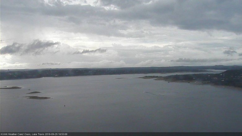 Lake Travis webcam, September 29, 2018 3:55 PM CT