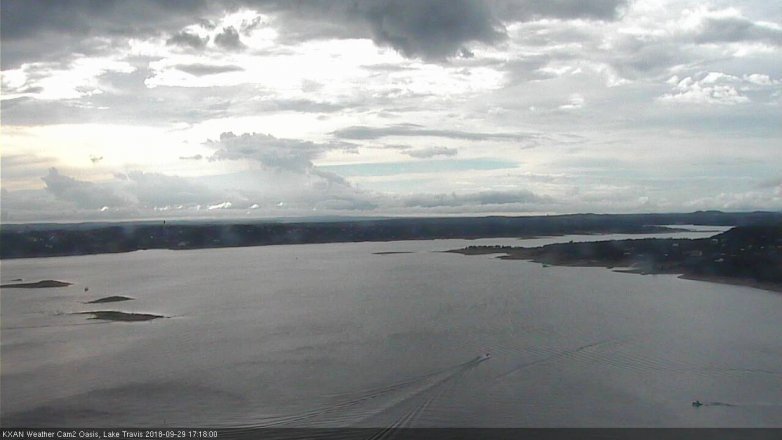 Lake Travis webcam, September 29, 2018 4:20 PM CT