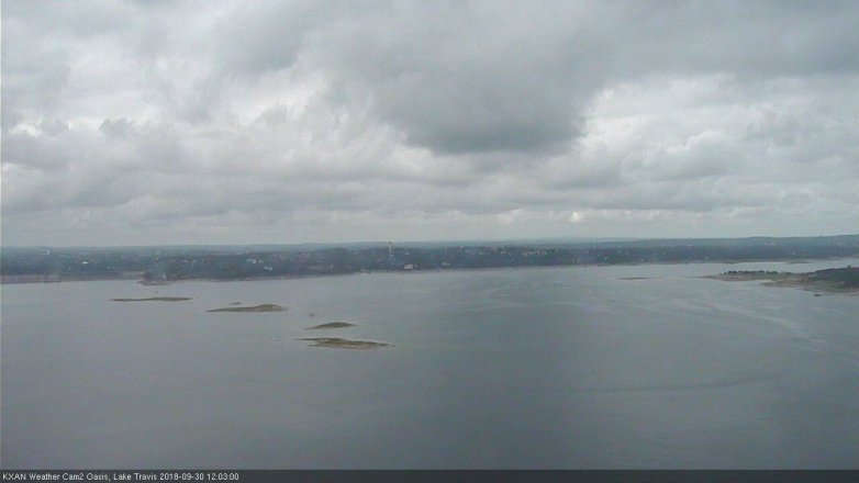 Lake Travis webcam, September 30, 2018 11:05 AM CT