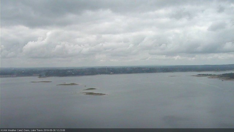 Lake Travis webcam, September 30, 2018 11:25 AM CT