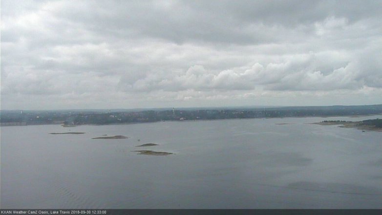 Lake Travis webcam, September 30, 2018 11:35 AM CT