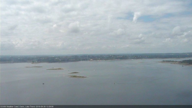 Lake Travis webcam, September 30, 2018 12:40 PM CT
