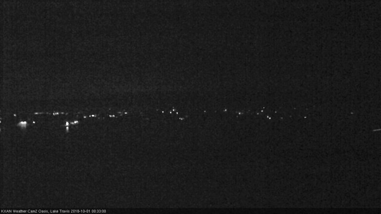 Lake Travis webcam, September 30, 2018 11:35 PM CT