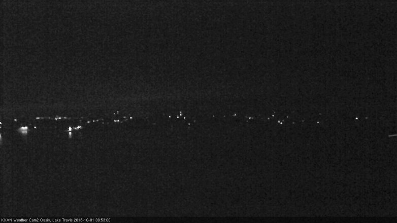 Lake Travis webcam, September 30, 2018 11:55 PM CT