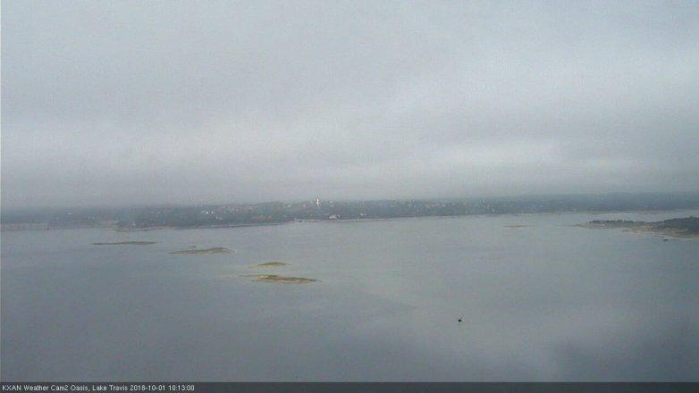 Lake Travis webcam, October 1, 2018 9:15 AM CT