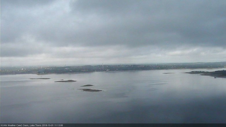 Lake Travis webcam, October 1, 2018 10:15 AM CT