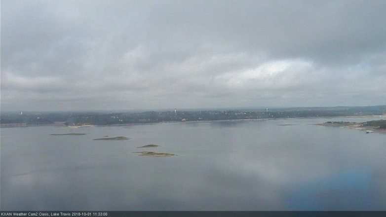 Lake Travis webcam, October 1, 2018 10:35 AM CT