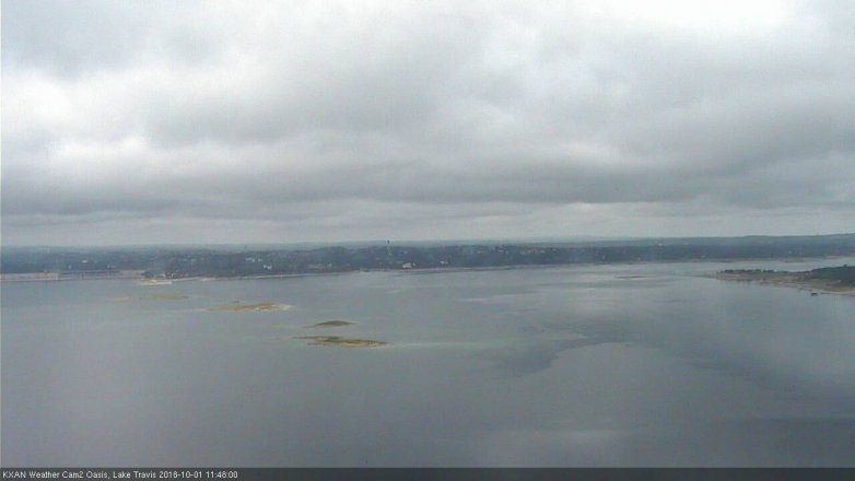 Lake Travis webcam, October 1, 2018 10:50 AM CT