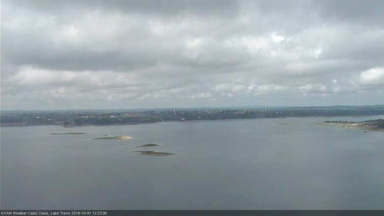 Lake Travis webcam, October 1, 2018 11:25 AM CT