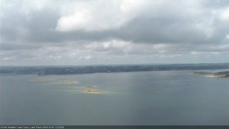 Lake Travis webcam, October 1, 2018 11:35 AM CT