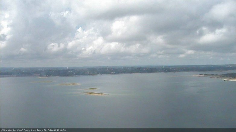 Lake Travis webcam, October 1, 2018 11:50 AM CT