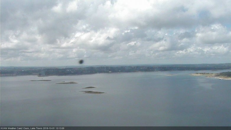 Lake Travis webcam, October 1, 2018 12:15 PM CT