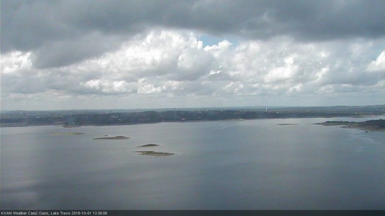 Lake Travis webcam, October 1, 2018 12:40 PM CT