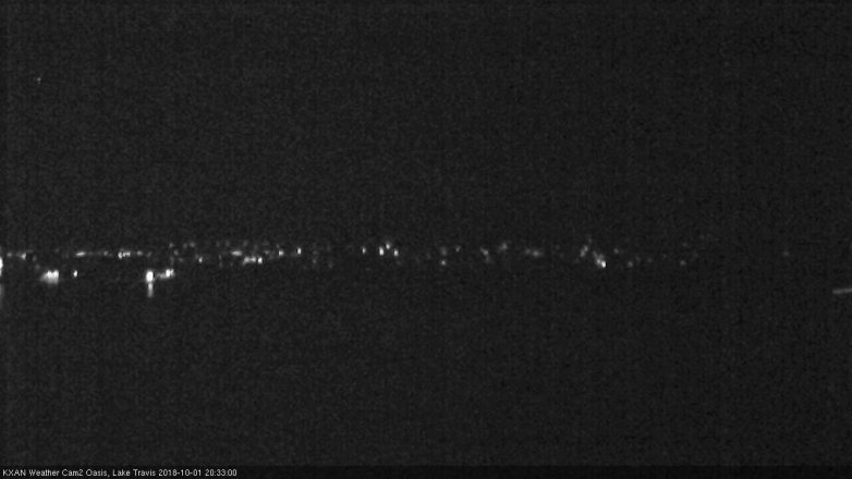 Lake Travis webcam, October 1, 2018 7:35 PM CT