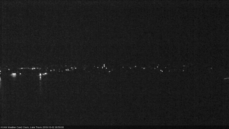 Lake Travis webcam, October 1, 2018 12:00 AM CT
