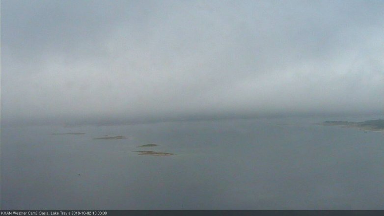 Lake Travis webcam, October 2, 2018 9:05 AM CT
