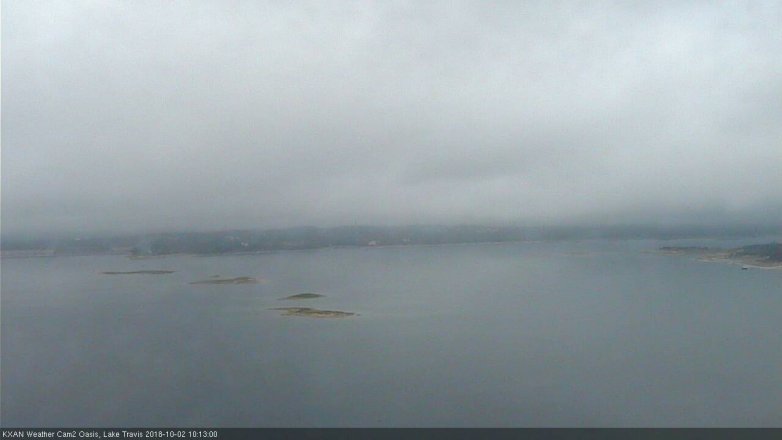 Lake Travis webcam, October 2, 2018 9:15 AM CT