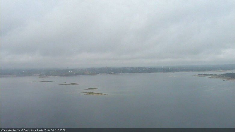Lake Travis webcam, October 2, 2018 9:40 AM CT