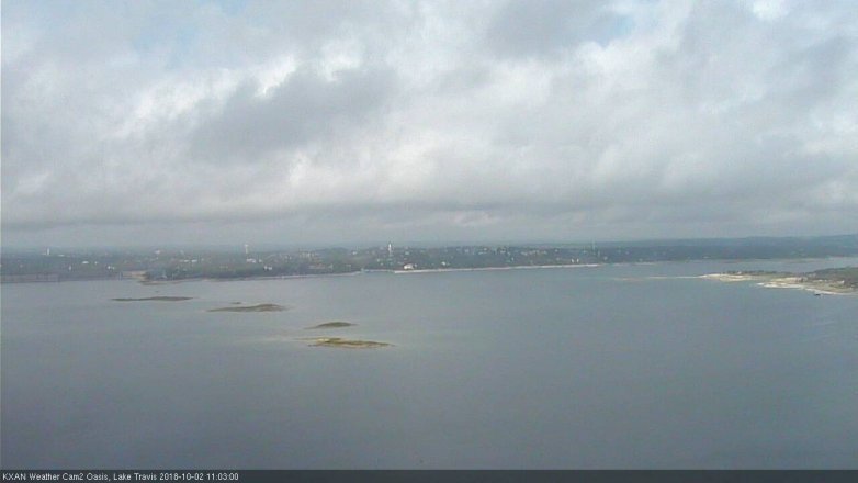 Lake Travis webcam, October 2, 2018 10:05 AM CT