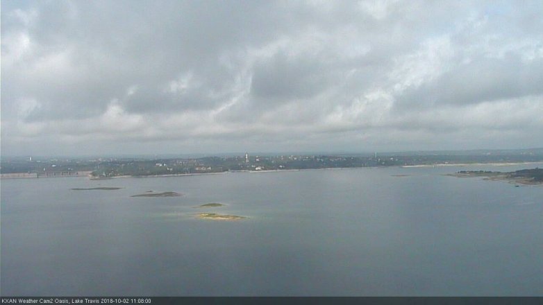 Lake Travis webcam, October 2, 2018 10:10 AM CT
