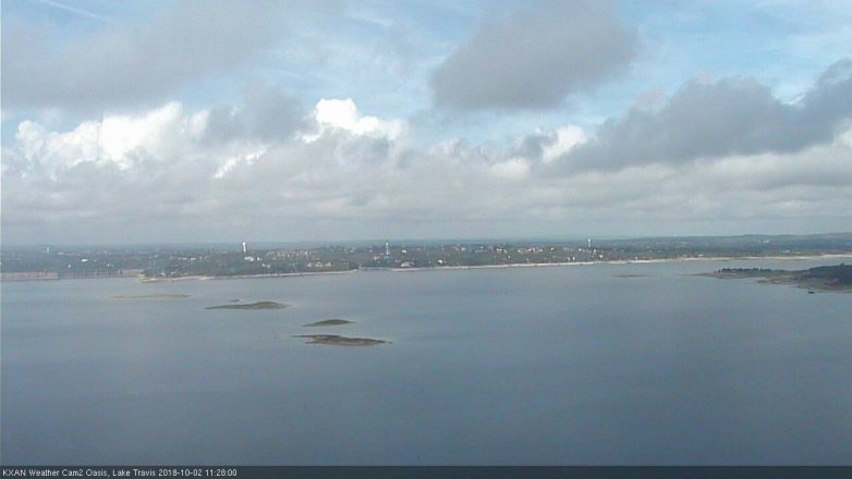 Lake Travis webcam, October 2, 2018 10:30 AM CT